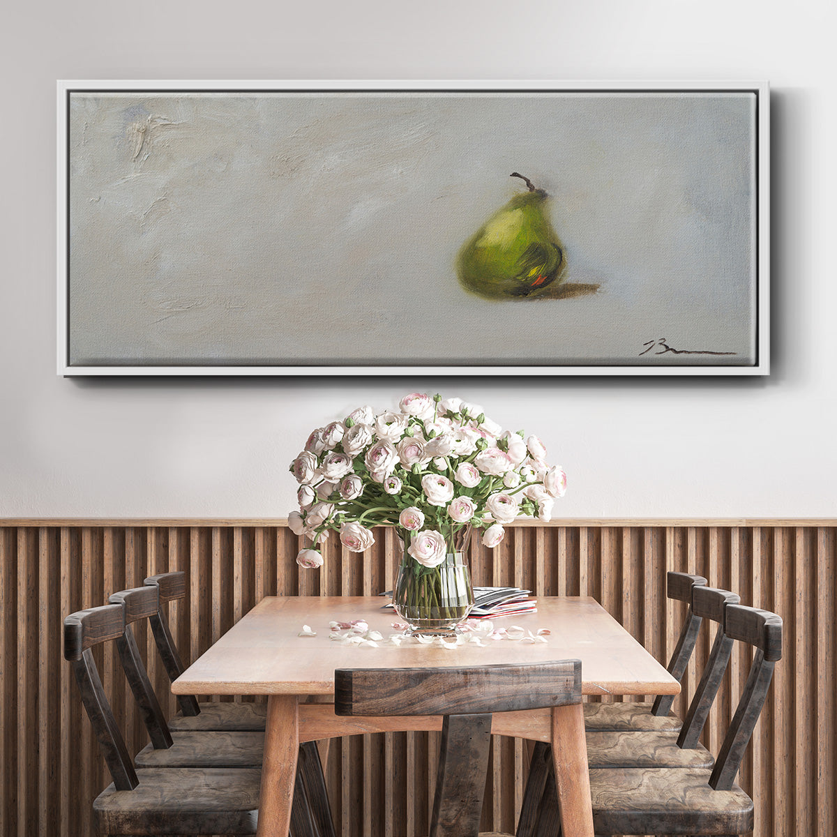 Prickless Pear - Floater Framed Canvas Print