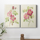 Dusty Rose I Premium Gallery Wrapped Canvas - Ready to Hang - Set of 2 - 8 x 12 Each