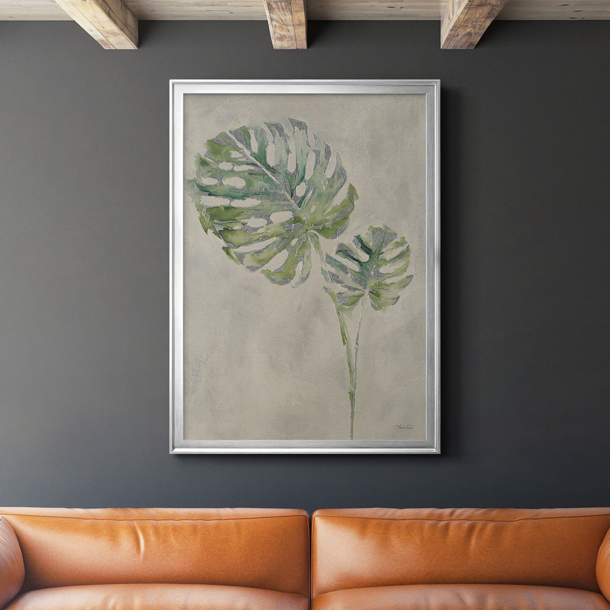 Fresh Unfolds III - Modern Framed Canvas Print