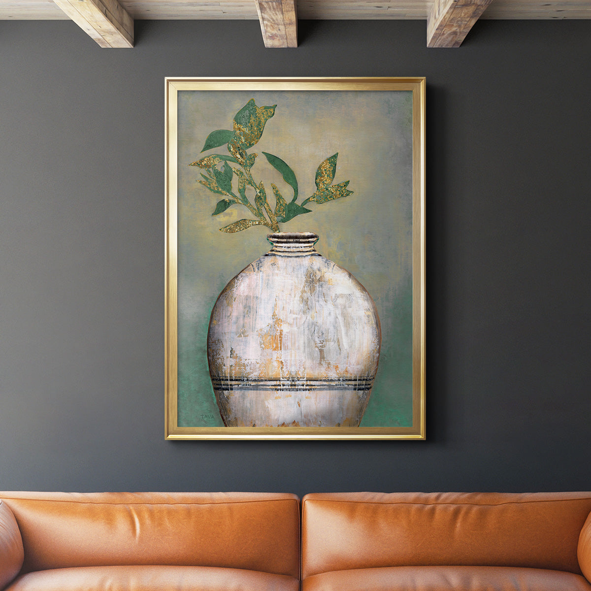 Global Vessel II - Modern Framed Canvas Print