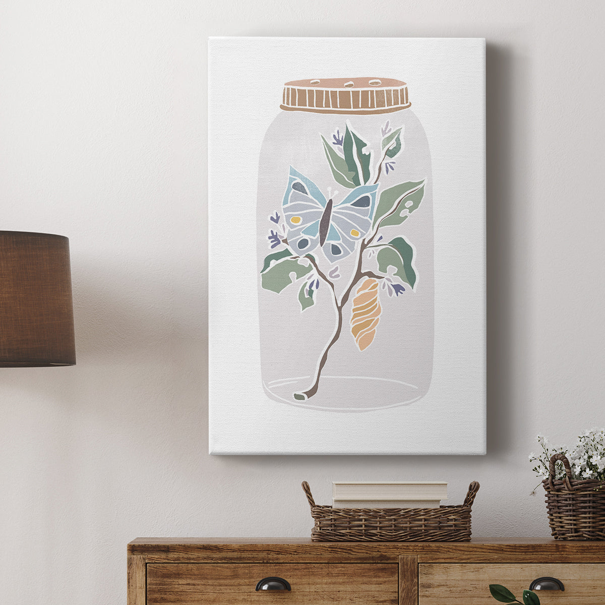 Nature Jar II - Canvas Art Print