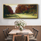 Road in a Forest Fontainebleau, 1864 - Floater Framed Canvas Print