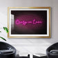 Neon Love II - Modern Framed Art Print