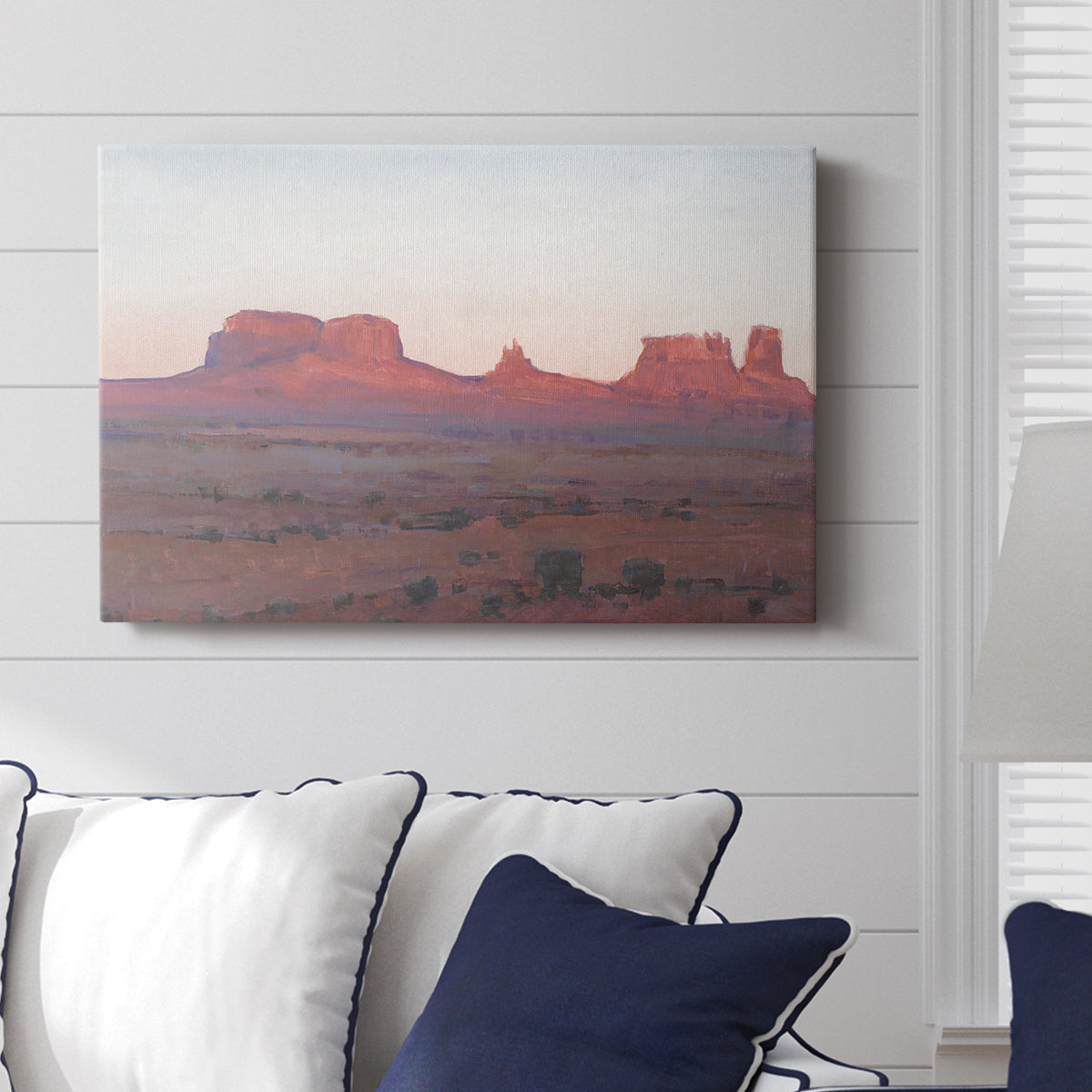 Red Rocks at Dusk II - Canvas Art Print