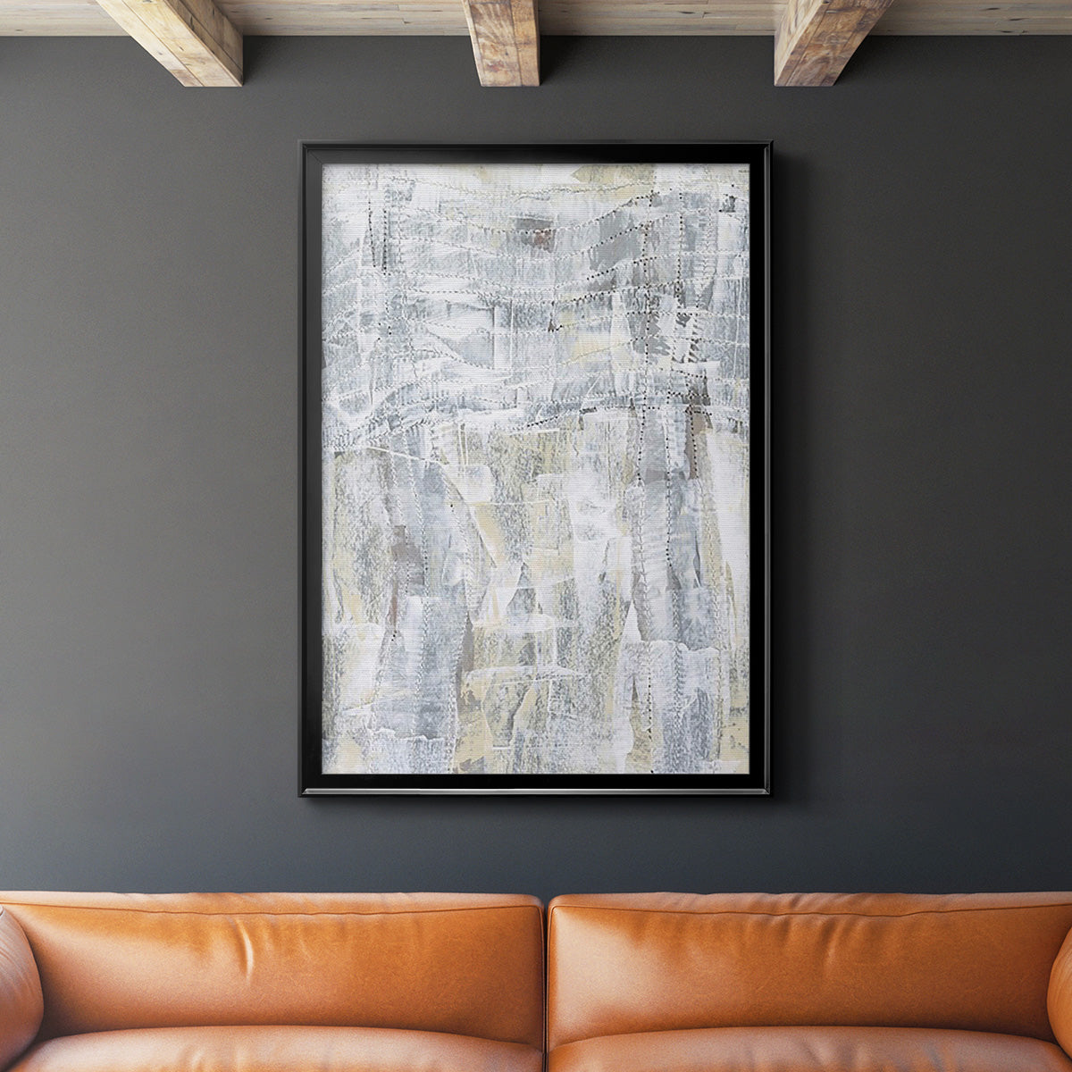 Ghost Town I - Modern Framed Canvas Print