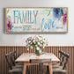 Family Love Story - Floater Framed Canvas Print