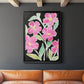 Floral Choir - Modern Framed Canvas Print