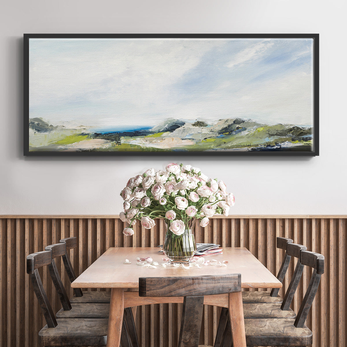The Earth Sings - Floater Framed Canvas Print