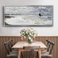 The Sea at Le Havre, 1868 - Floater Framed Canvas Print