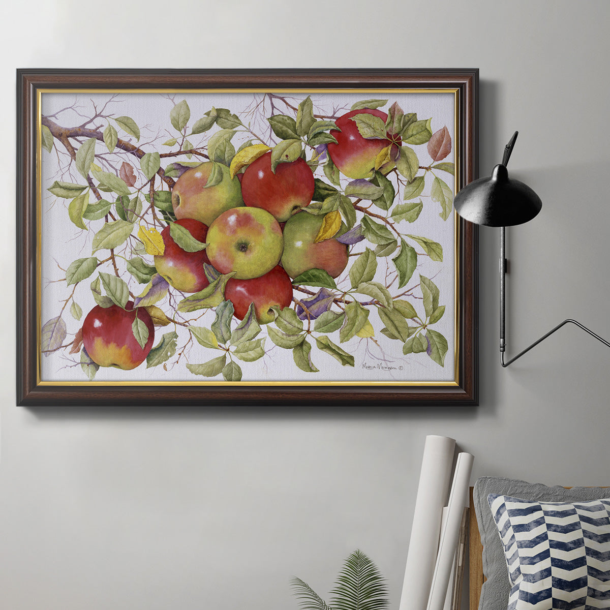 Apples Premium Framed Canvas- Ready to Hang