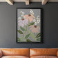 Woodblock Floral I - Modern Framed Canvas Print