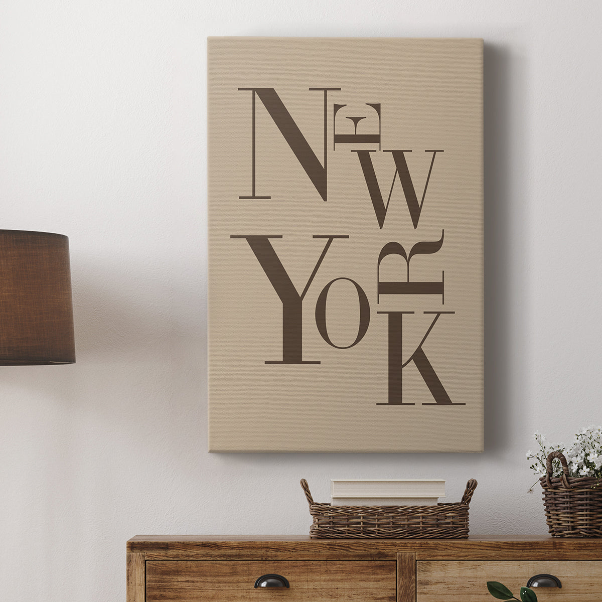 Neutral City Center Type I - Canvas Art Print