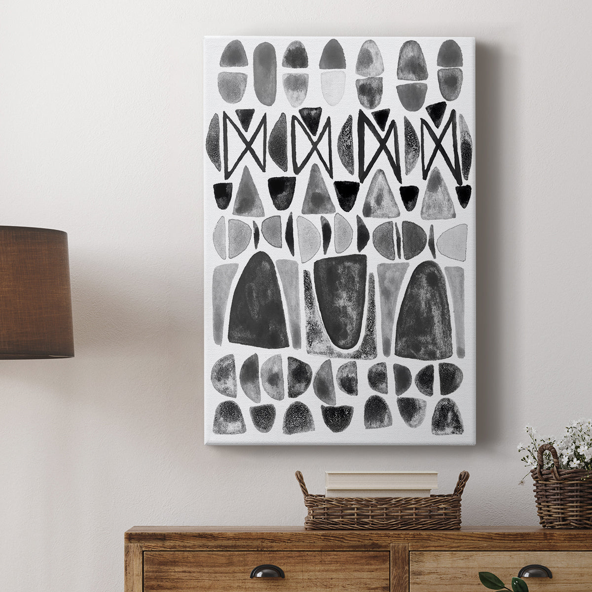 Grey Arches III - Canvas Art Print