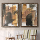 Retro Vibe I - Premium Framed Canvas 2 Piece Set - Ready to Hang