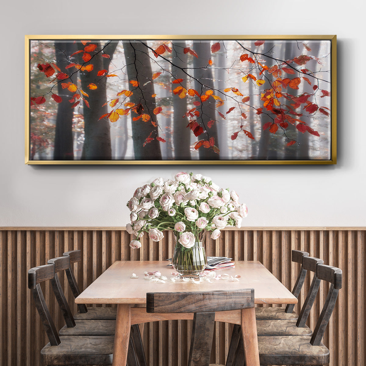 Falling Moments - Floater Framed Canvas Print