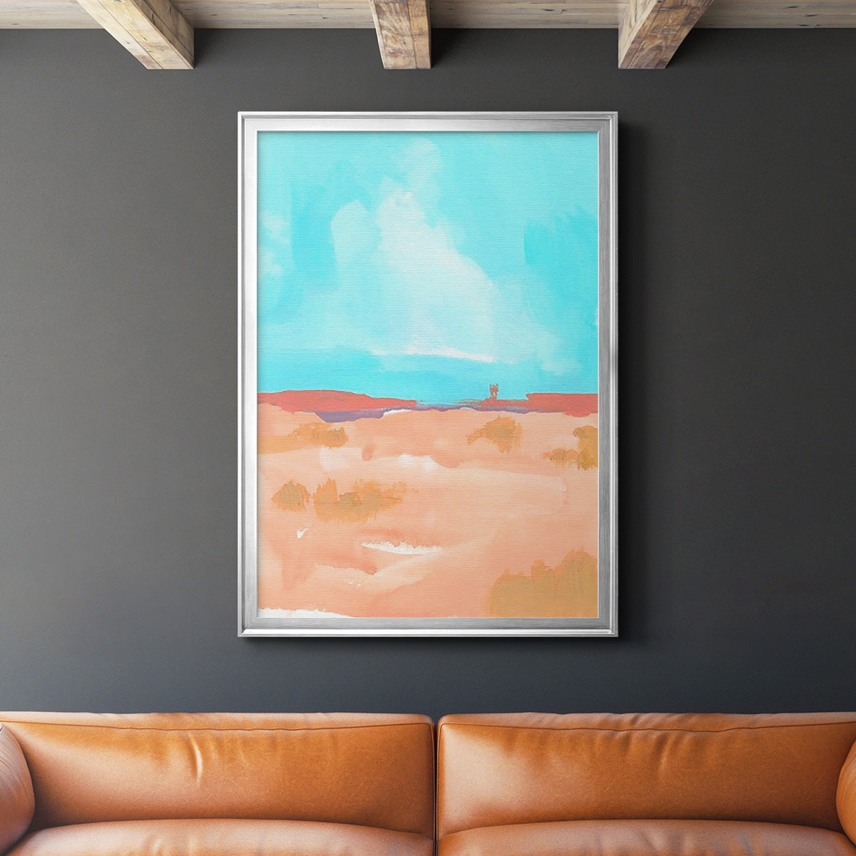 Wide Open Spaces II - Modern Framed Canvas Print