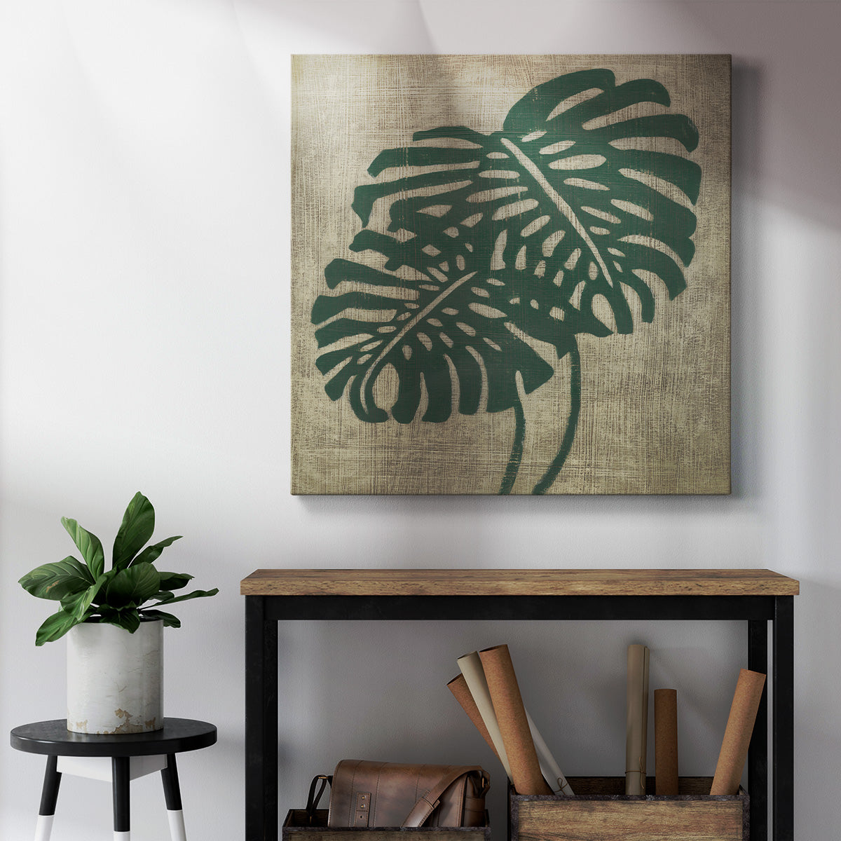 Vintage Greenery I-Premium Gallery Wrapped Canvas - Ready to Hang