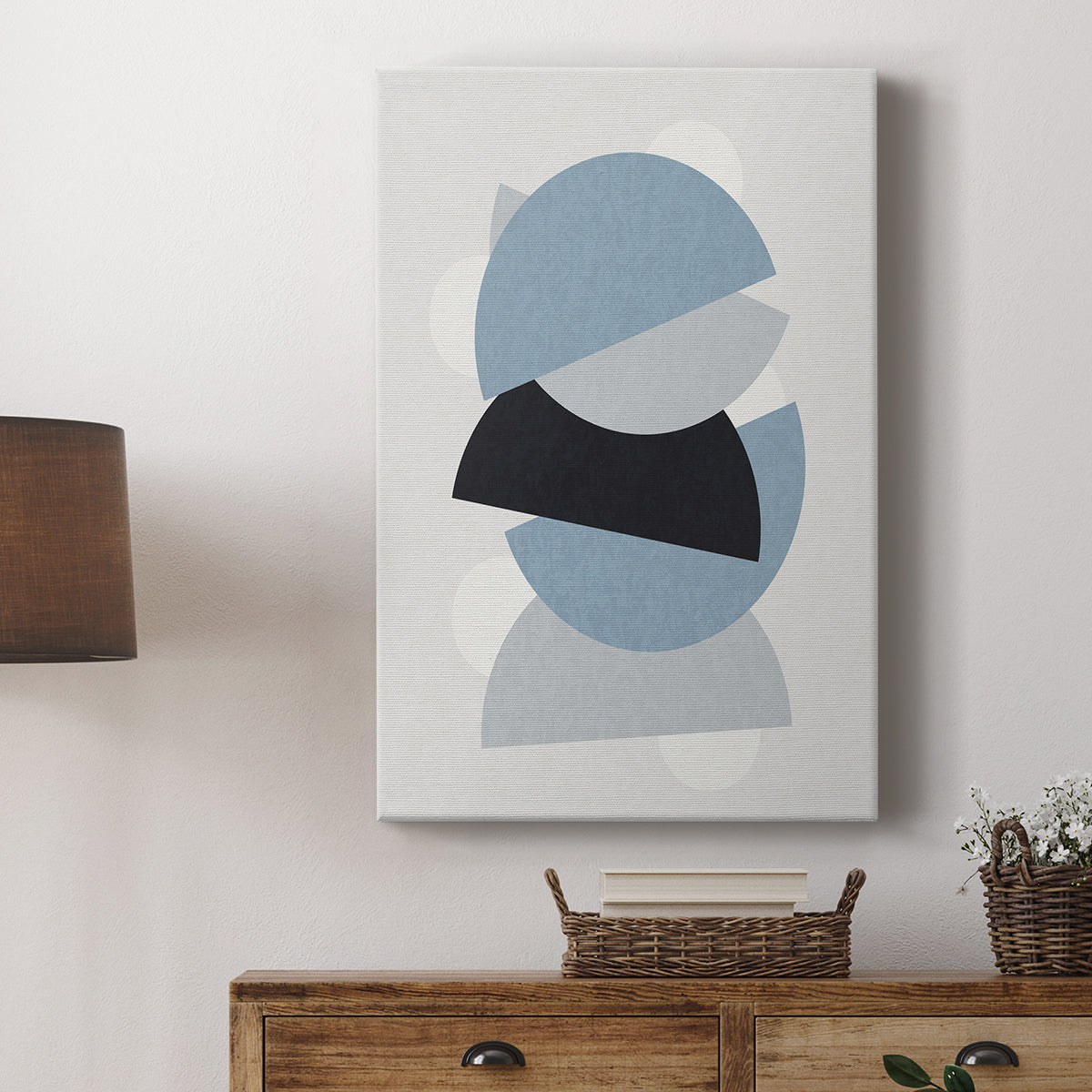 Shapely Blues I - Canvas Art Print