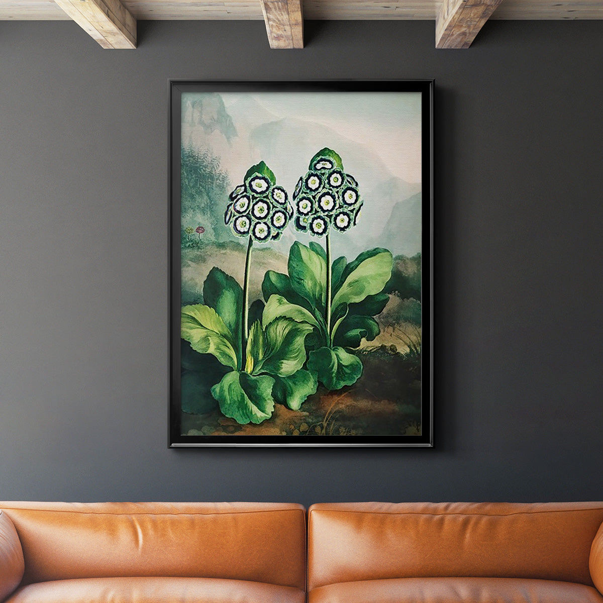 Temple of Flora XI - Modern Framed Canvas Print