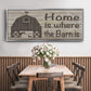Home & Farm III - Floater Framed Canvas Print