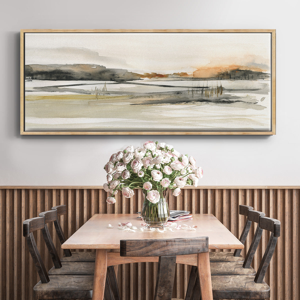 Turnwood Clearing - Floater Framed Canvas Print