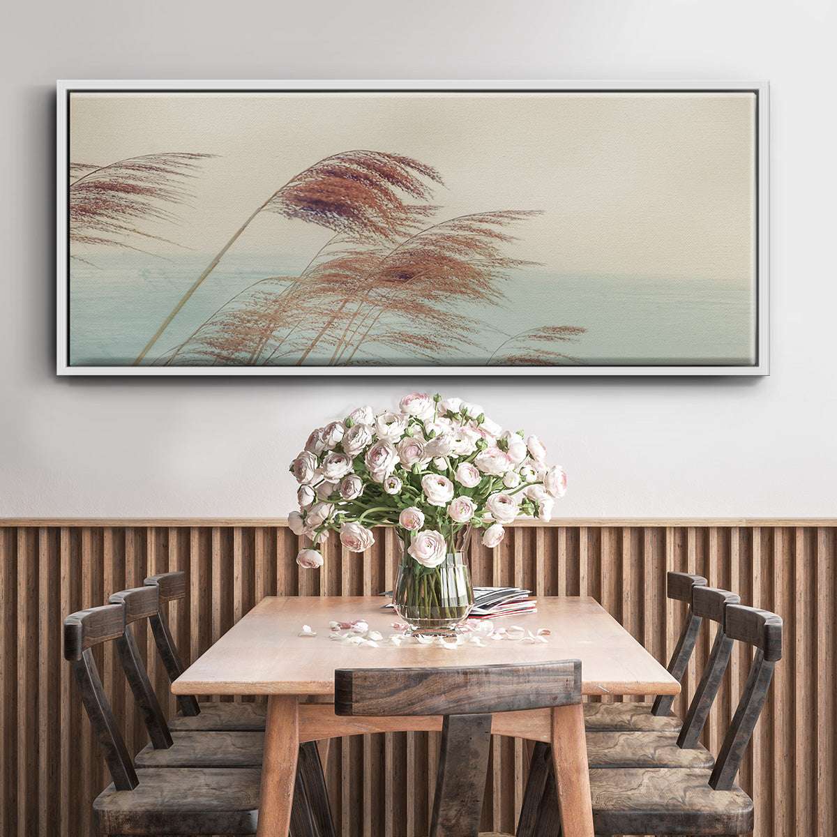 Windy I - Floater Framed Canvas Print