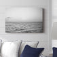 Rough Gray Sea Waves - Canvas Art Print