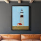 Lookout Point II - Modern Framed Canvas Print