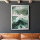 Crashing II - Modern Framed Canvas Print