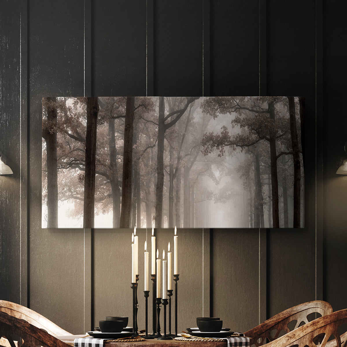 Misty Road - Canvas Art Print