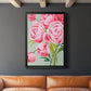 This Year's Peonies I - Modern Framed Canvas Print