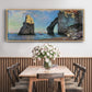 The Rocky Cliffs of Étretat - Floater Framed Canvas Print