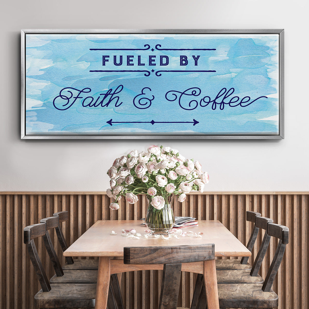 Fueled By - Floater Framed Canvas Print