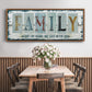 Family Where Life - Floater Framed Canvas Print
