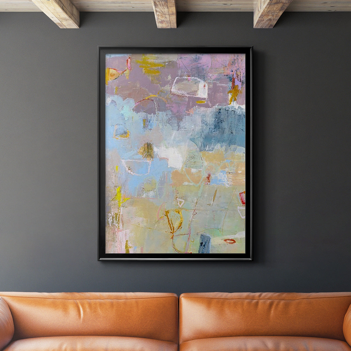 Whilst I - Modern Framed Canvas Print