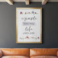 The Simple Things - Modern Framed Canvas Print