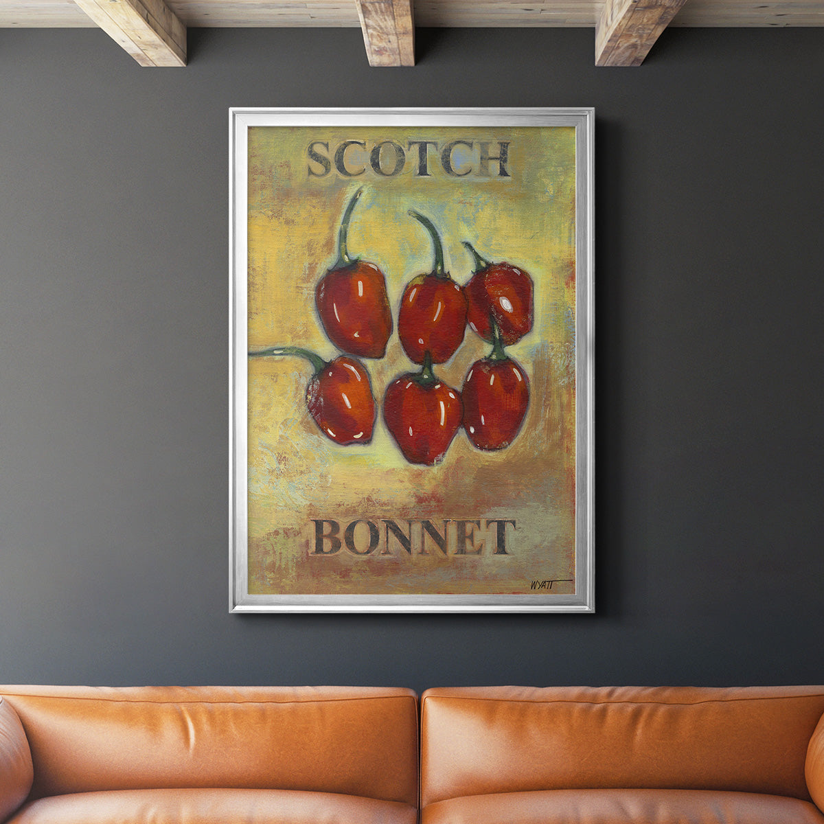 Scotch Bonnet - Modern Framed Canvas Print
