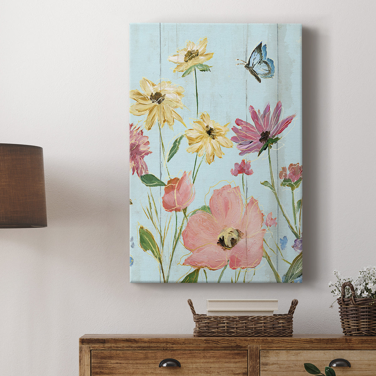 Wildflower Flutter II - Canvas Art Print