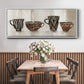 Coffee Skins I - Floater Framed Canvas Print