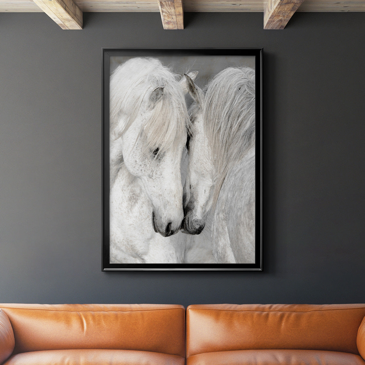 Affection II - Modern Framed Canvas Print