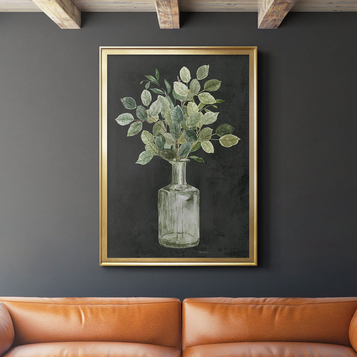 Artisanal Bouquet II - Modern Framed Canvas Print