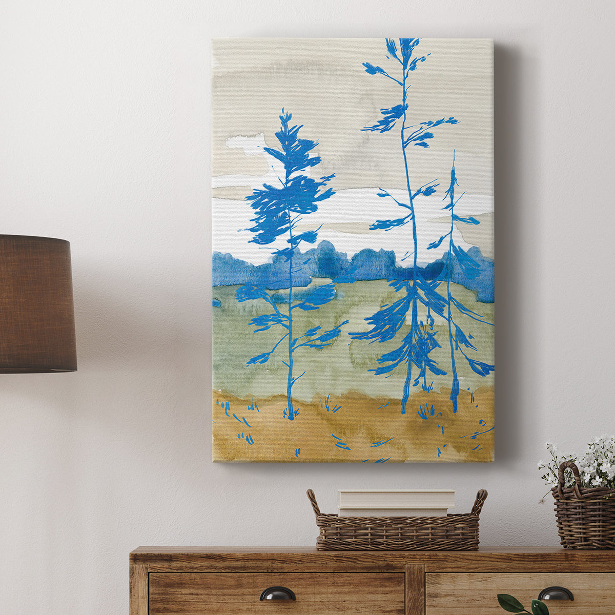 Cerulean Spruce II - Canvas Art Print