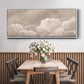 Painted Clouds I - Floater Framed Canvas Print