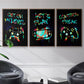 Gamer Tag I - Floater Framed Canvas Set