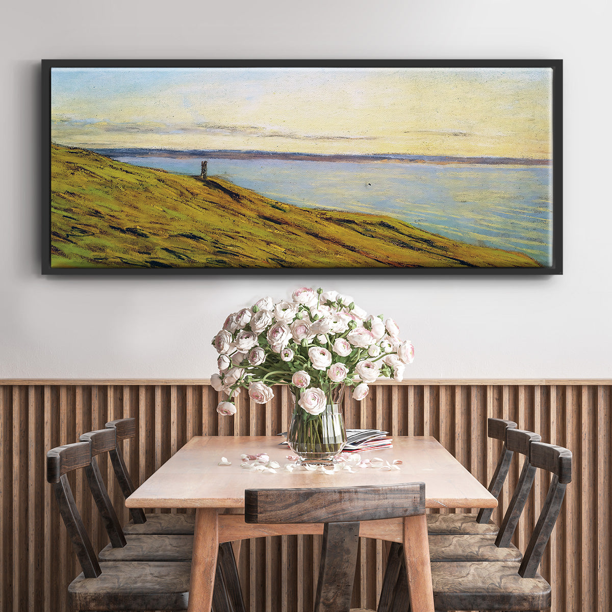 Sainte-Adresse, View Across the Estuary - Floater Framed Canvas Print