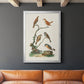 Antique Birds in Nature IV - Modern Framed Canvas Print