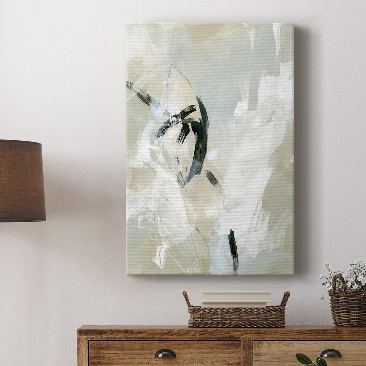 Scribble Veil II - Canvas Art Print