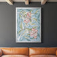 Faded Camellias I - Modern Framed Canvas Print