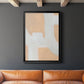 Neutral Winding Paths II - Modern Framed Canvas Print
