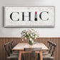 Chic - Floater Framed Canvas Print